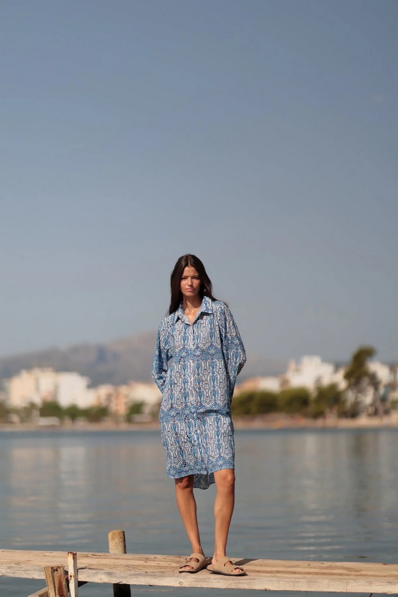 Luna Llena Γυναικείο Σεμιζιέ Midi Paisley Regular Fit