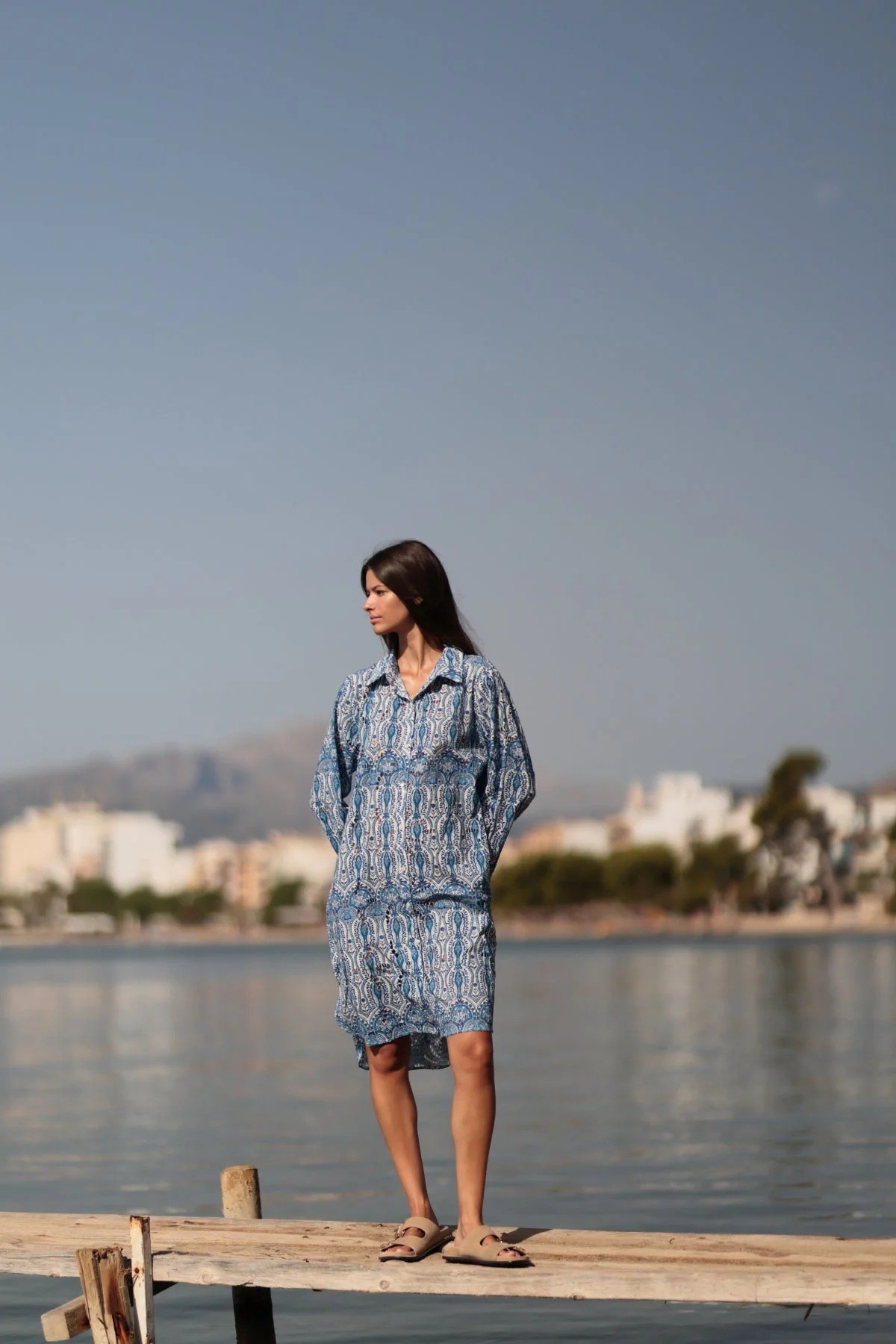 Luna Llena Γυναικείο Σεμιζιέ Midi Paisley Regular Fit