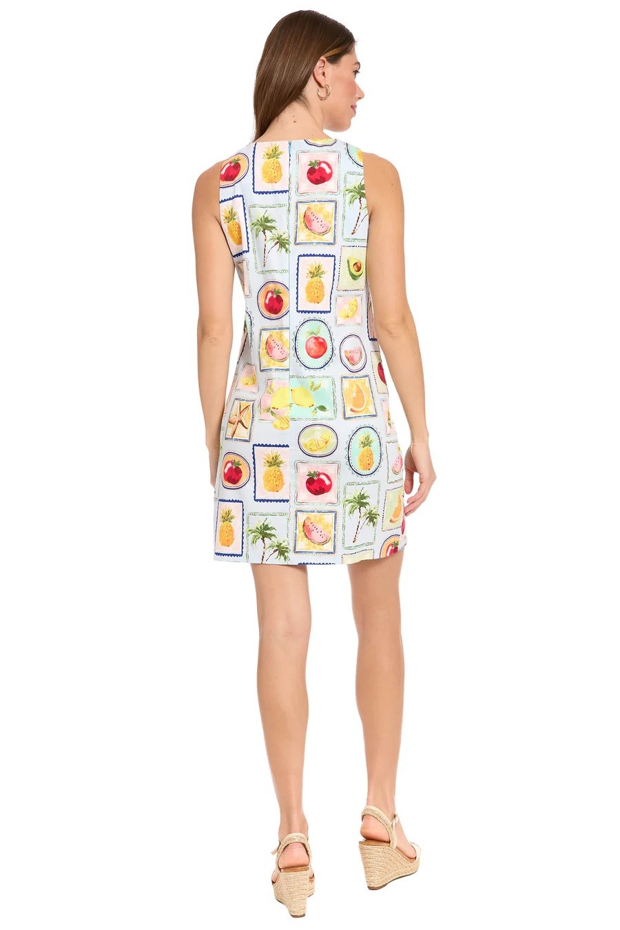 Stella Lorand Γυναικείο Mini Φόρεμα Βαμβακερό Με Fruit Print Regular Fit
