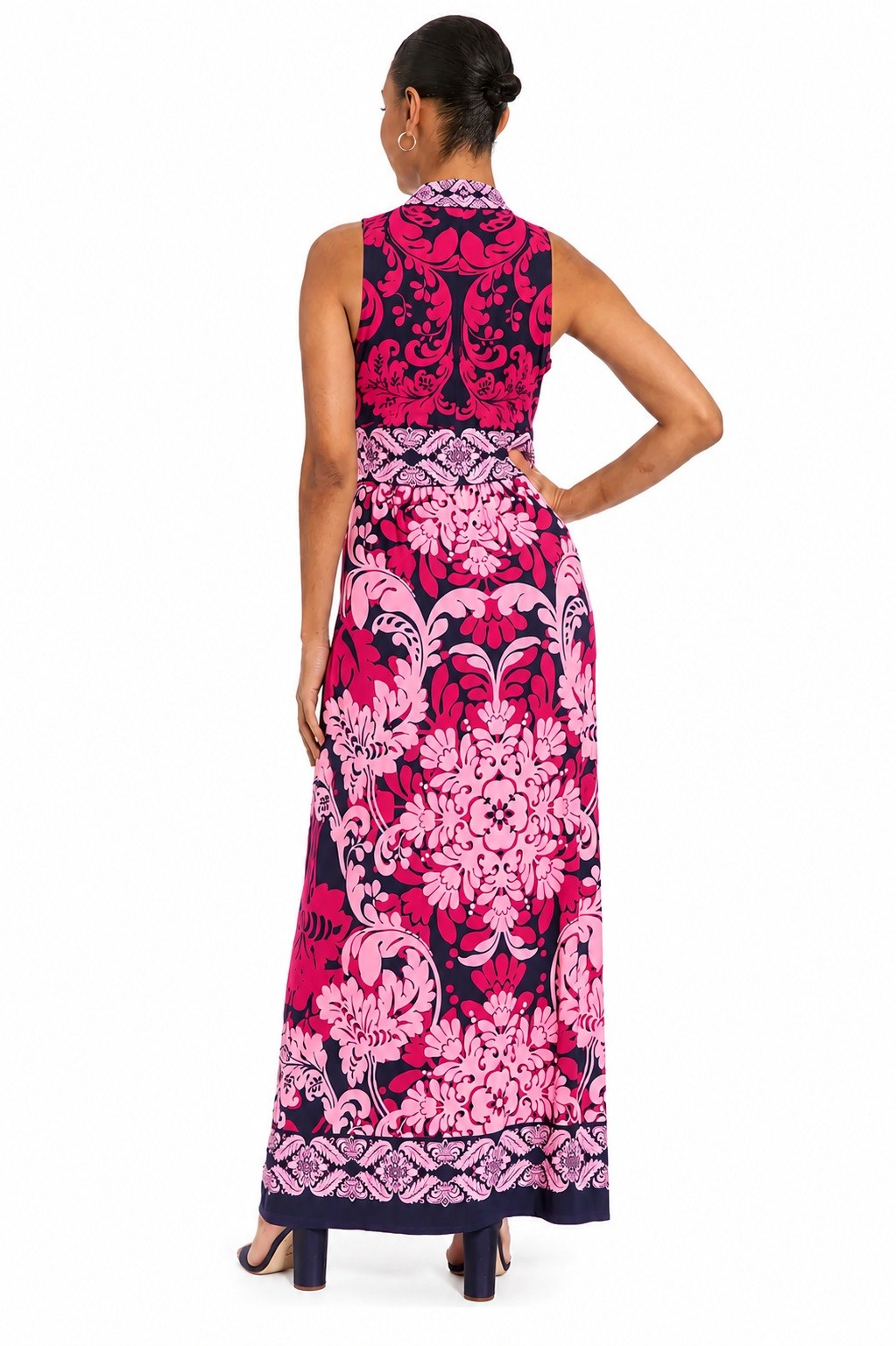 Stella Lorand Γυναικείο Maxi Φόρεμα Με Baroque Εμπριμέ Σχέδιο Regular Fit φωτογραφία