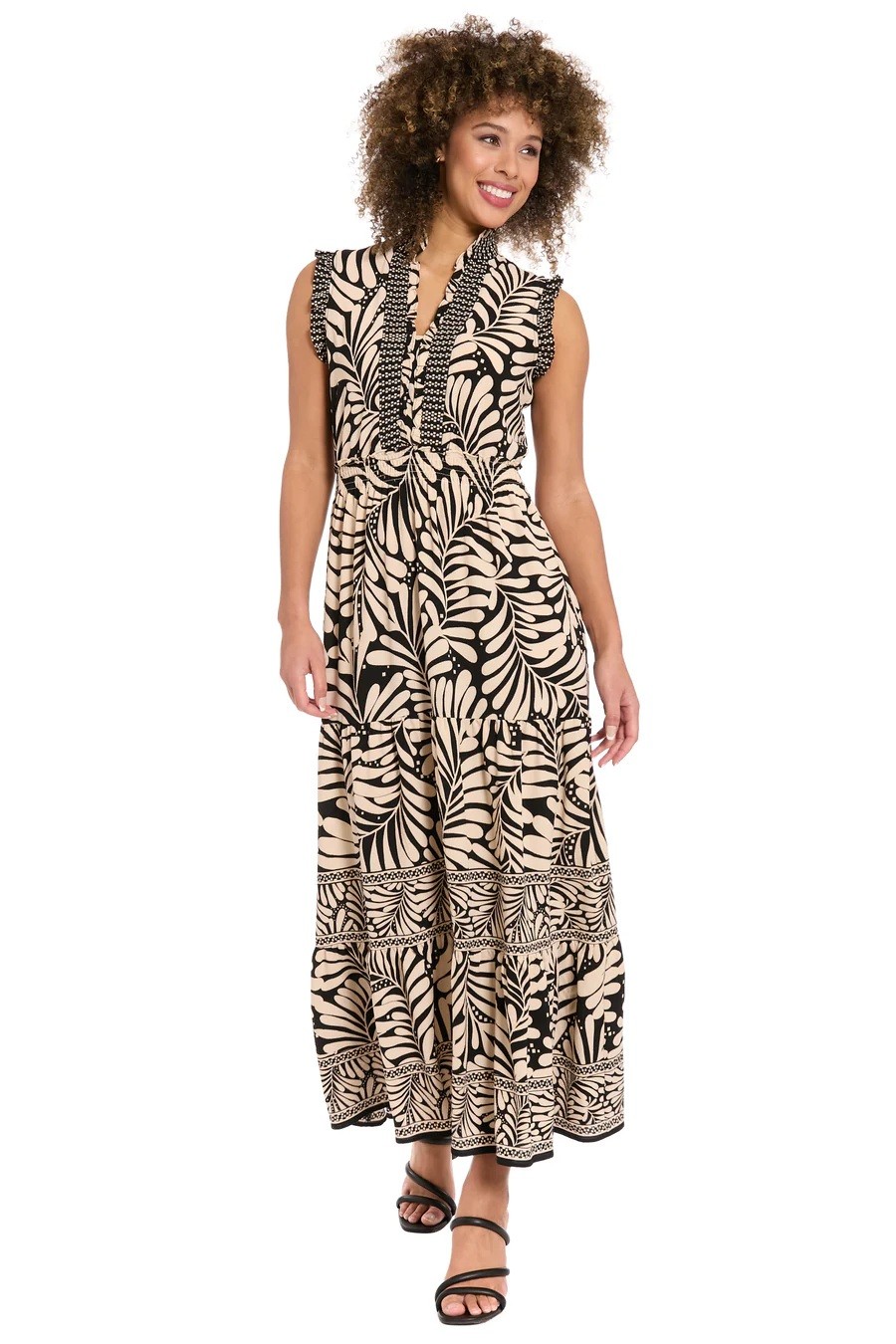 Stella Lorand Stella Lorand Γυναικείο Maxi Φόρεμα Με Botanical Print Regular Fit