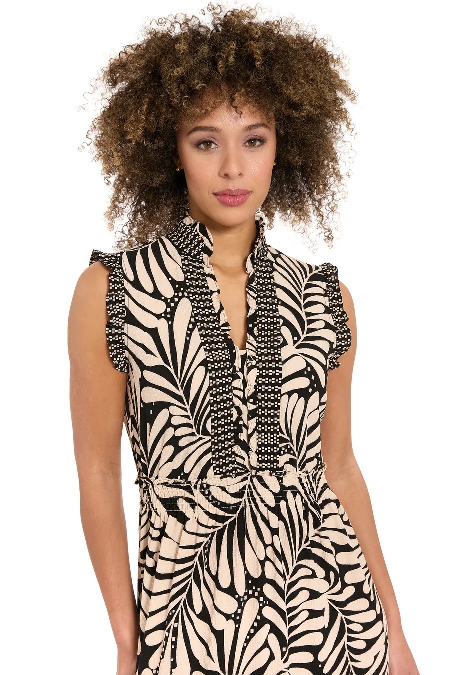 Stella Lorand Stella Lorand Γυναικείο Maxi Φόρεμα Με Botanical Print Regular Fit - 4