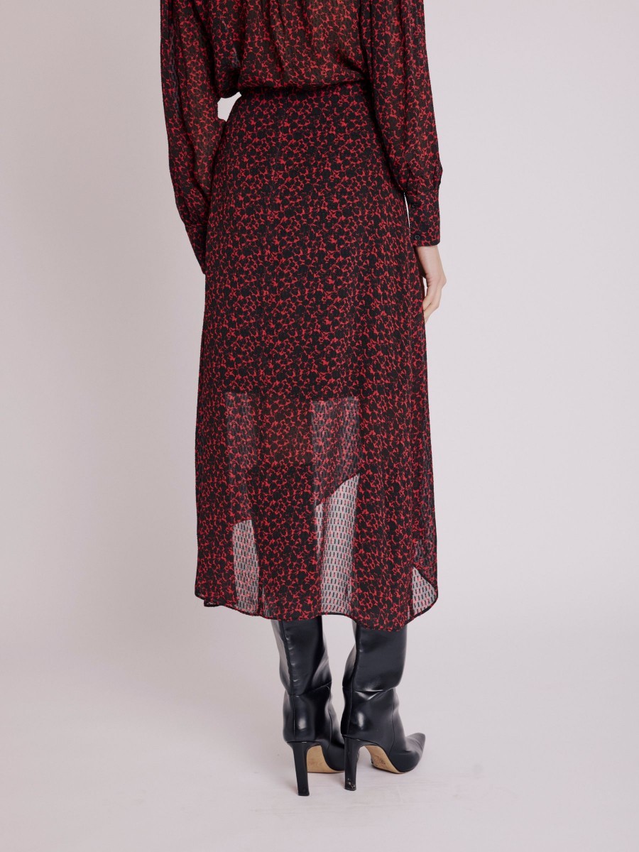 Berenice Γυναικεία Φούστα Ασύμμετρη σε Εμπριμέ φωτογραφία