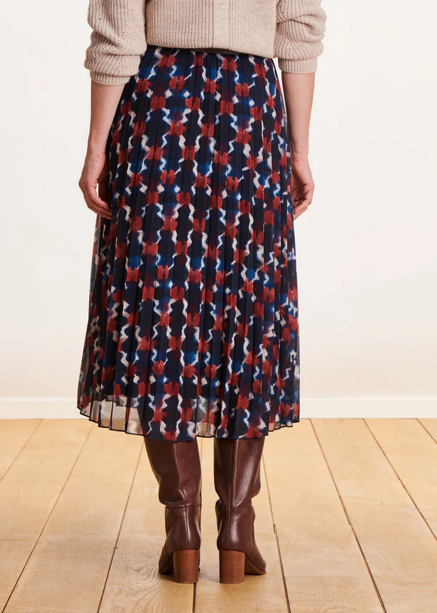 La Fee Maraboutee La Fee Maraboutee Γυναικεία Πλισέ Φούστα Ethnic Print Ανακυκλωμένος Πολυεστέρας - 3