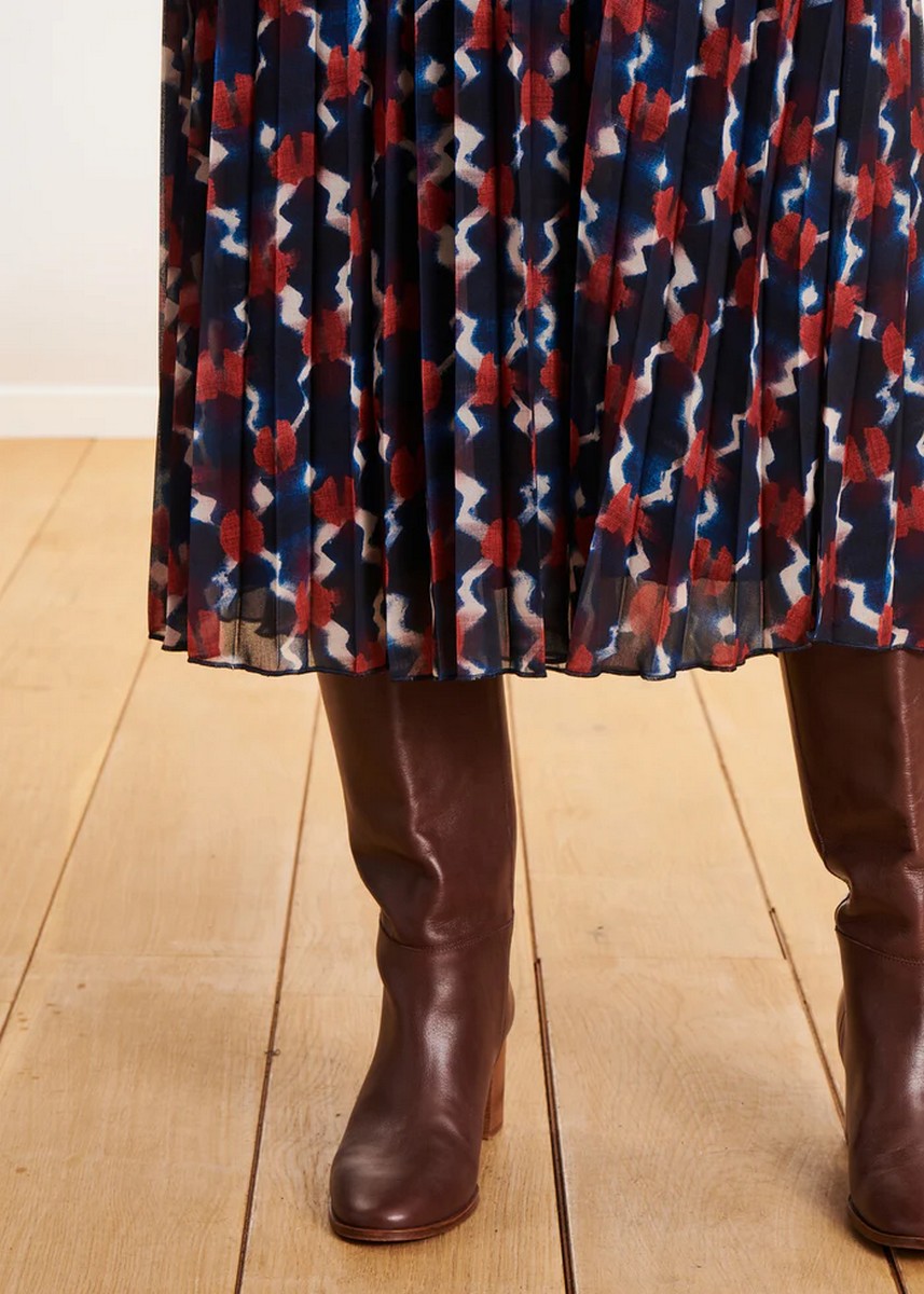 La Fee Maraboutee La Fee Maraboutee Γυναικεία Πλισέ Φούστα Ethnic Print Ανακυκλωμένος Πολυεστέρας - 4