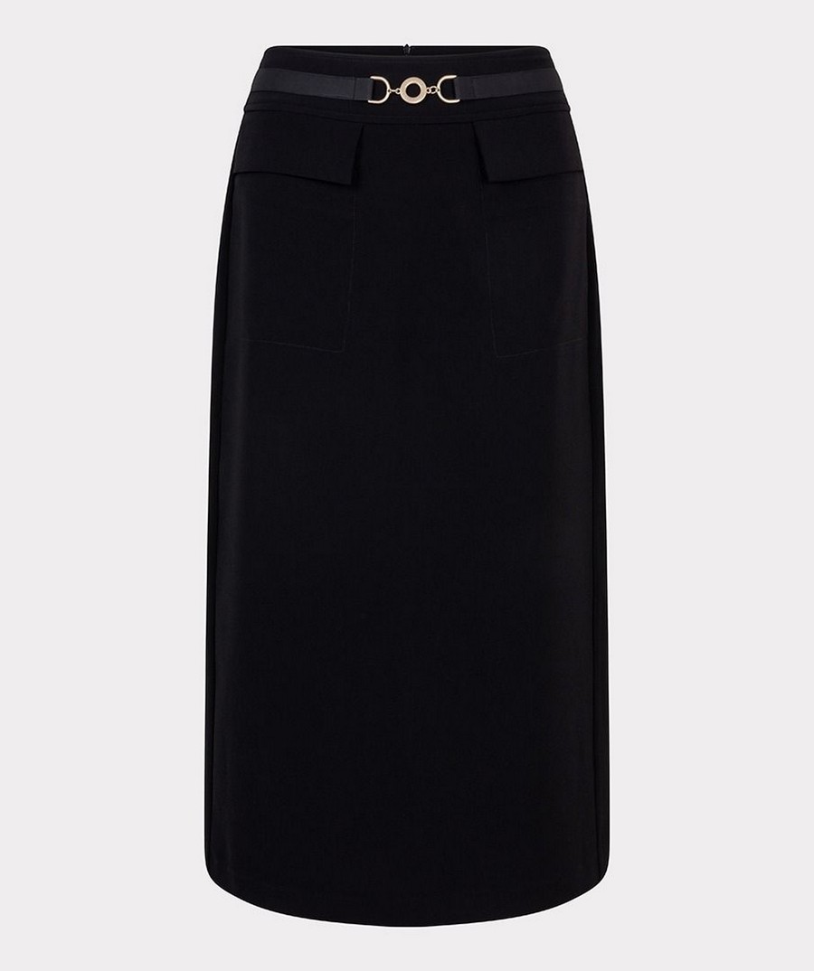 EsQualo EsQualo Γυναικεία Φούστα Long City Με EsQualo Buckle - 5