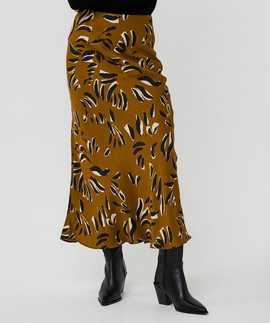 EsQualo EsQualo Γυναικεία Φούστα Harmony Maxi Με Print