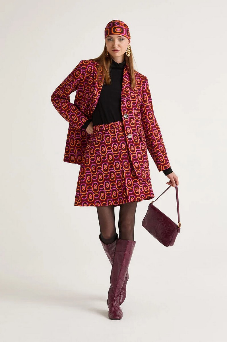 Maliparmi Γυναικεία Μίνι Φούστα Rolling Chain Regular Fit φωτογραφία