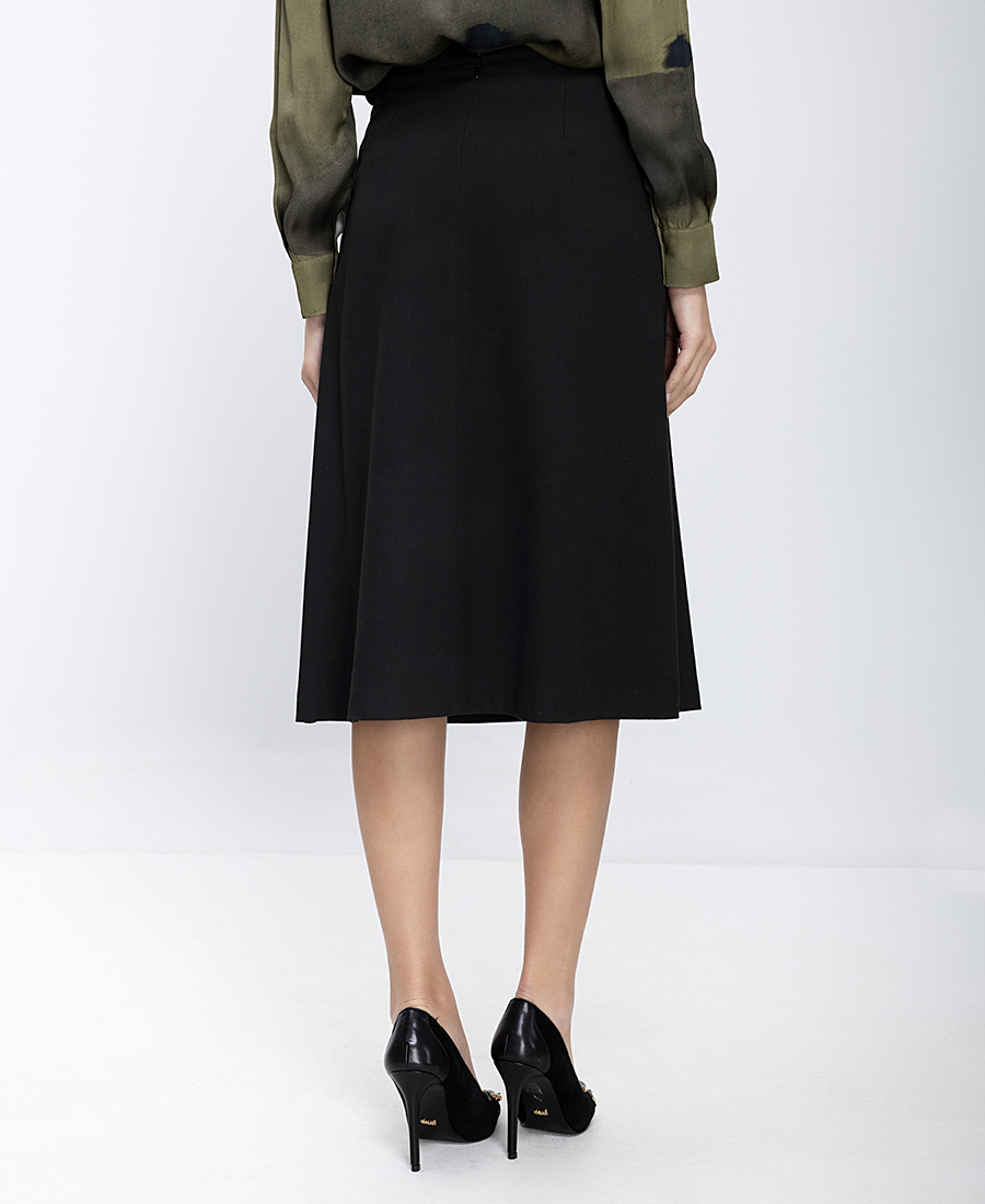 The Abito Γυναικεία Midi Φούστα Με Μεταλλική Λεπτομέρεια φωτογραφία