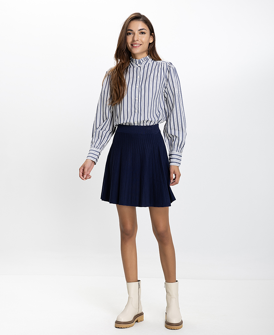 Petite Mendigote Paris Γυναικεία Φούστα Regular Fit Viscose Πλισέ φωτογραφία