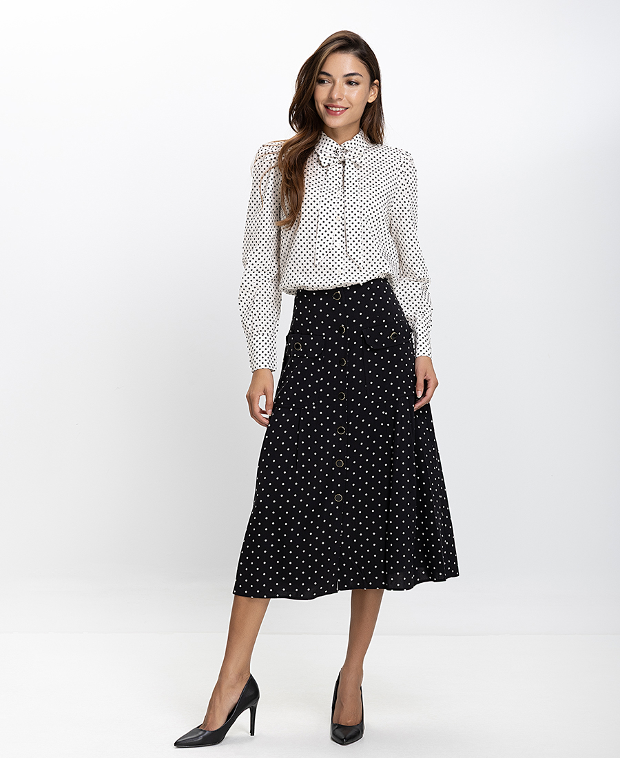 Petite Mendigote Paris Γυναικεία Φούστα Midi Regular Fit φωτογραφία