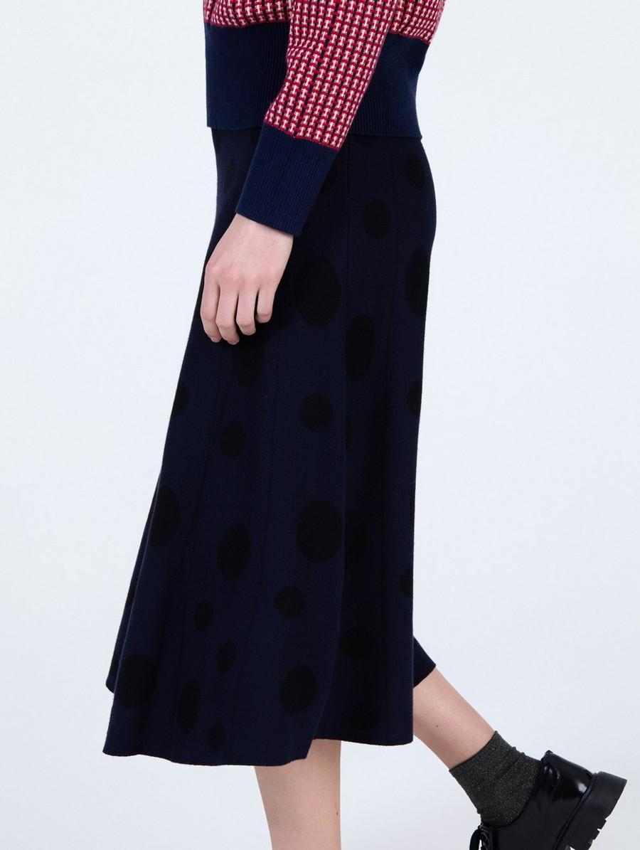 Skatie Γυναικεία Φούστα Εβαζέ Με Πουά Μοτίβο φωτογραφία