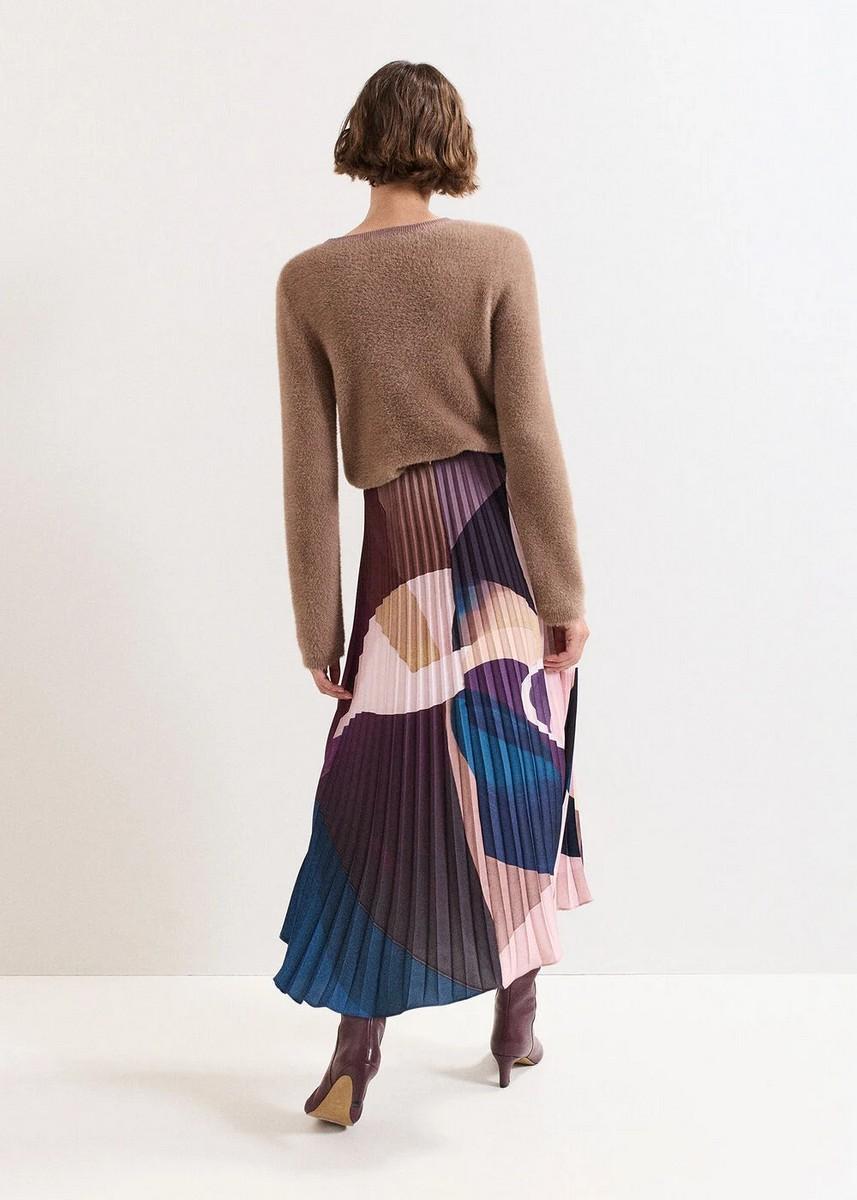 Phase Eight Γυναικεία Φούστα Πλισέ Με Abstract Μοτίβο φωτογραφία