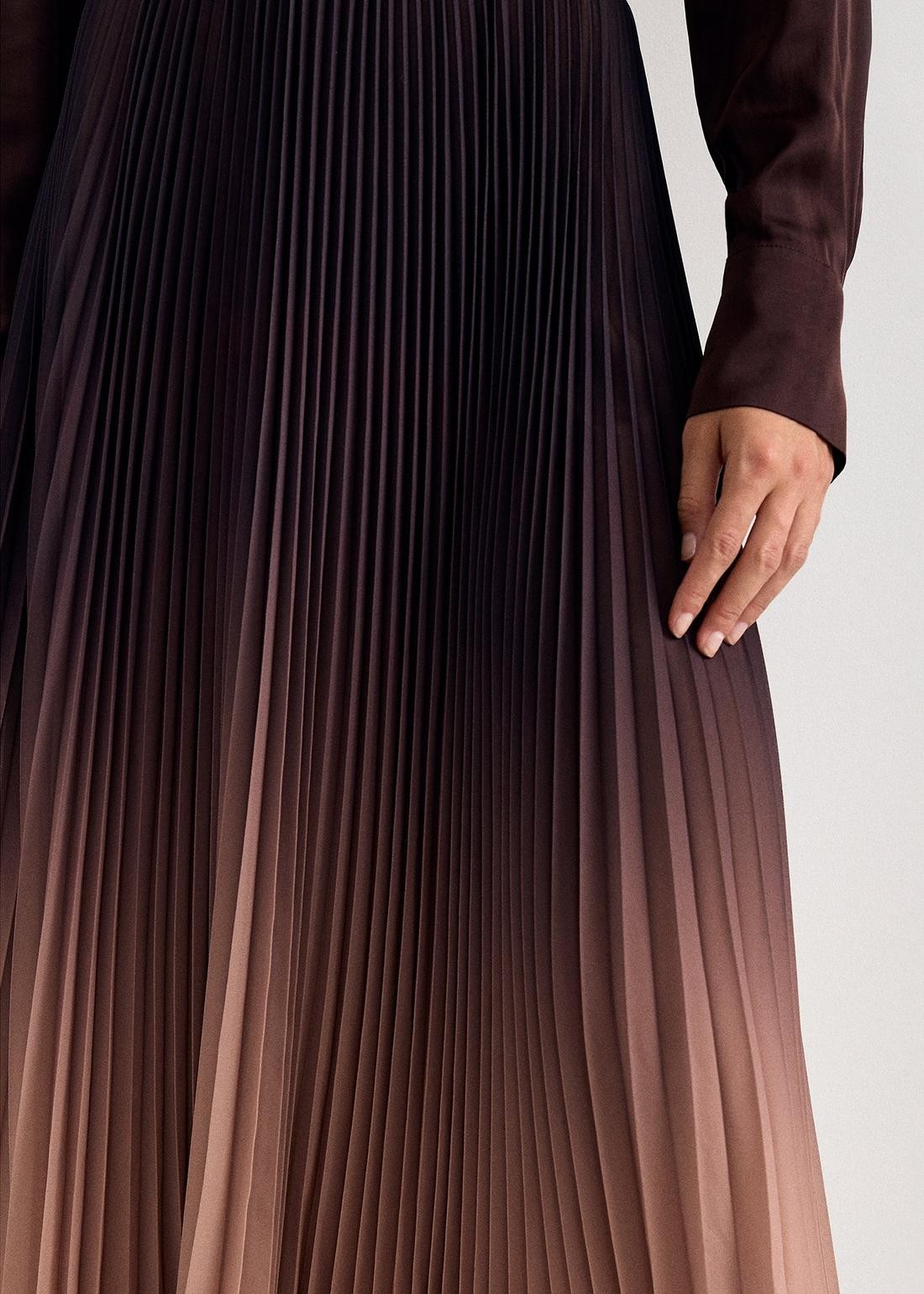 Phase Eight Phase Eight Γυναικεία Ombre Πλισέ Midi Φούστα Regular Fit Για Βραδινές & Formal Εμφανίσεις - 4