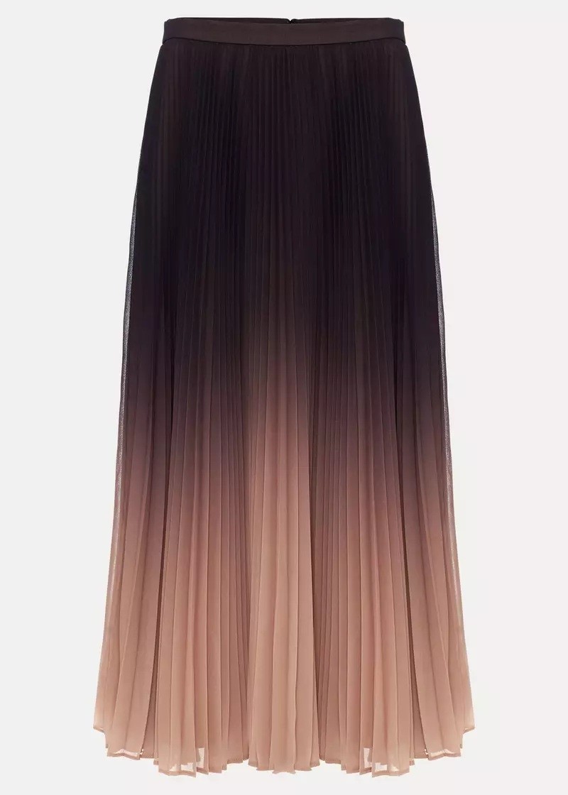 Phase Eight Phase Eight Γυναικεία Ombre Πλισέ Midi Φούστα Regular Fit Για Βραδινές & Formal Εμφανίσεις - 5