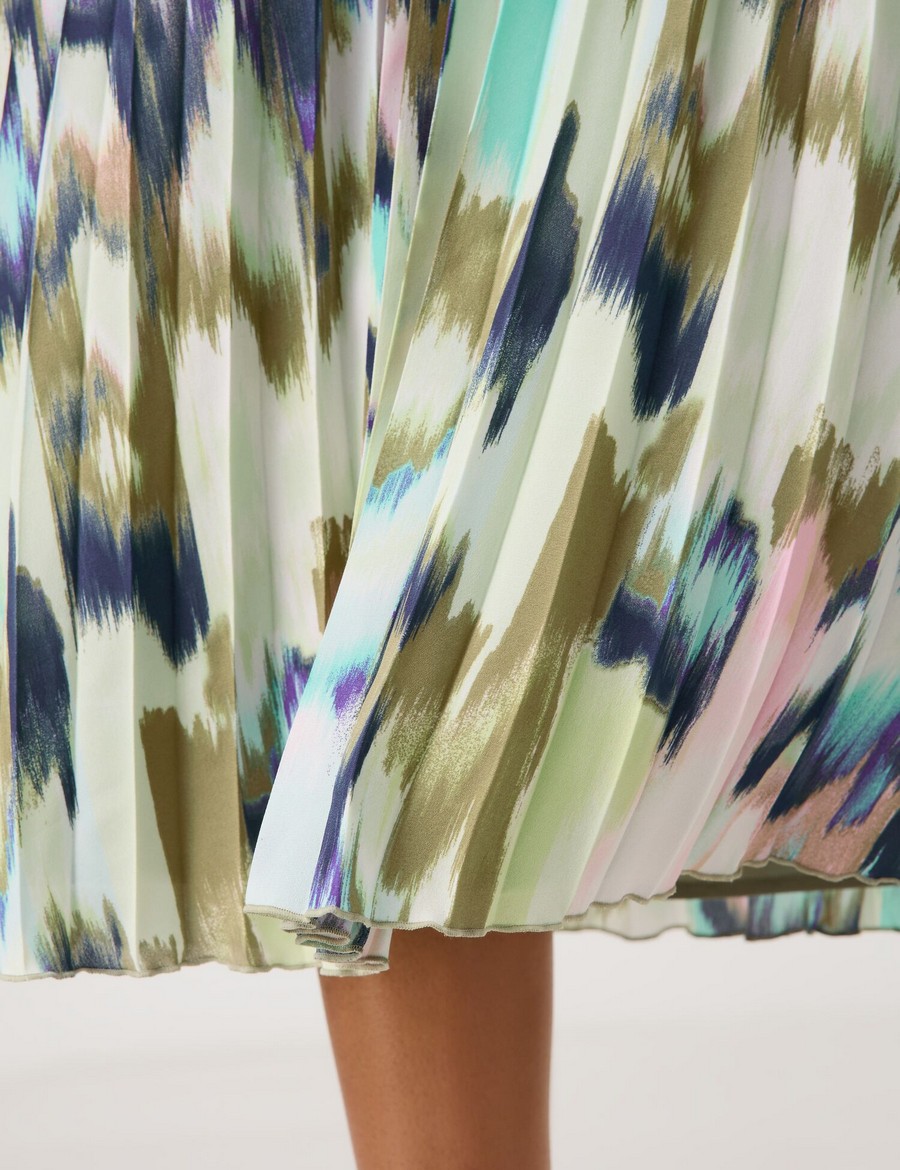 Gerry Weber Γυναικεία Φούστα Comfortable Fit Από Πολυεστέρα Με Λάστιχο Και Πιέτες φωτογραφία