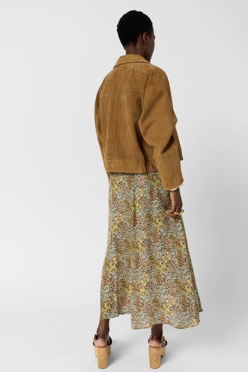 Gerard Darel Γυναικεία Φούστα Maxi Με Φλοράλ Σχέδιο Flared Fit φωτογραφία