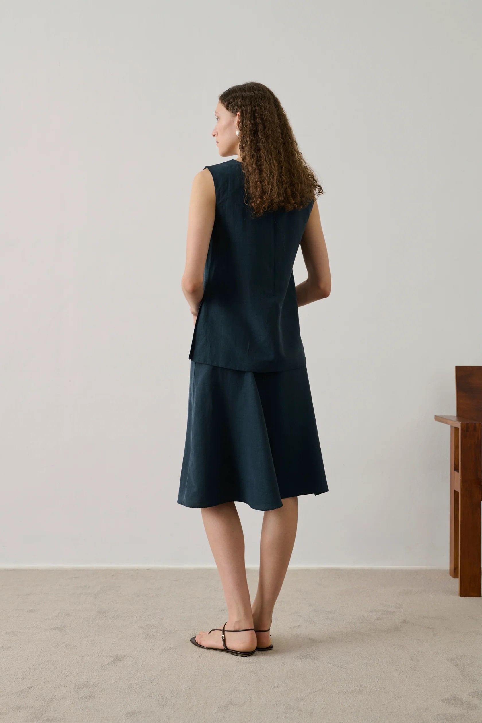 Soeur Γυναικεία Midi Φούστα Με Ασύμμετρη Γραμμή φωτογραφία