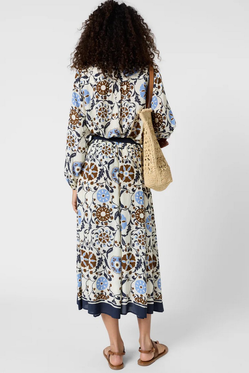 Gerard Darel Γυναικεία Maxi Φούστα Floral Flared Fit Με Vegetal Print φωτογραφία