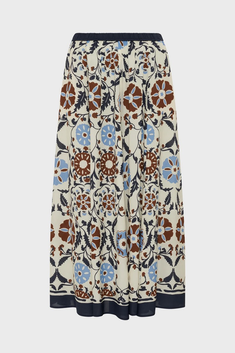 Gerard Darel Γυναικεία Maxi Φούστα Floral Flared Fit Με Vegetal Print φωτογραφία
