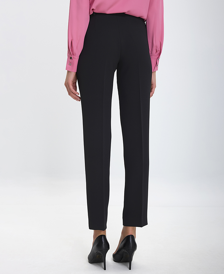 Caractere Γυναικείο Παντελόνι Slim Fit σε Μαύρο φωτογραφία