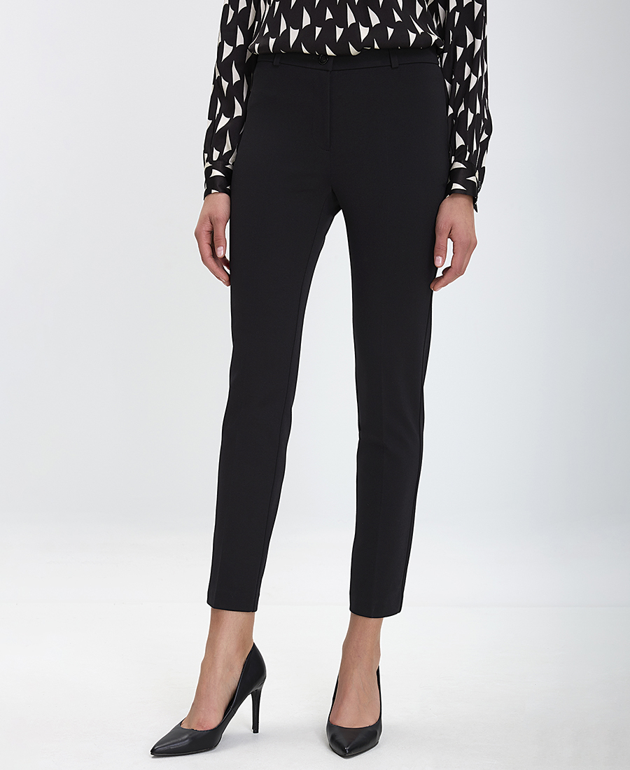  Γυναικείο Παντελόνι Super Slim Fit σε Μαύρο 2025
