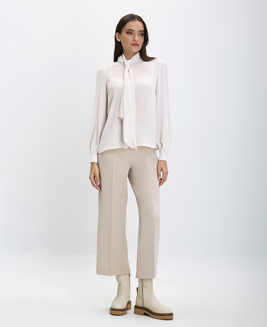 Γυναικείο Παντελόνι Cropped Wide Leg Fit φωτογραφία