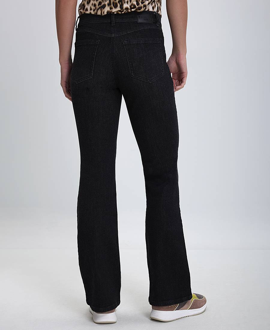Gerry Weber Γυναικείο Πεντάτσεπο Τζιν Παντελόνι Flared Fit σε Γκρι φωτογραφία