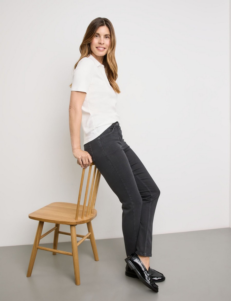 Gerry Weber Γυναικείο Τζιν Slim Fit Μαύρο φωτογραφία