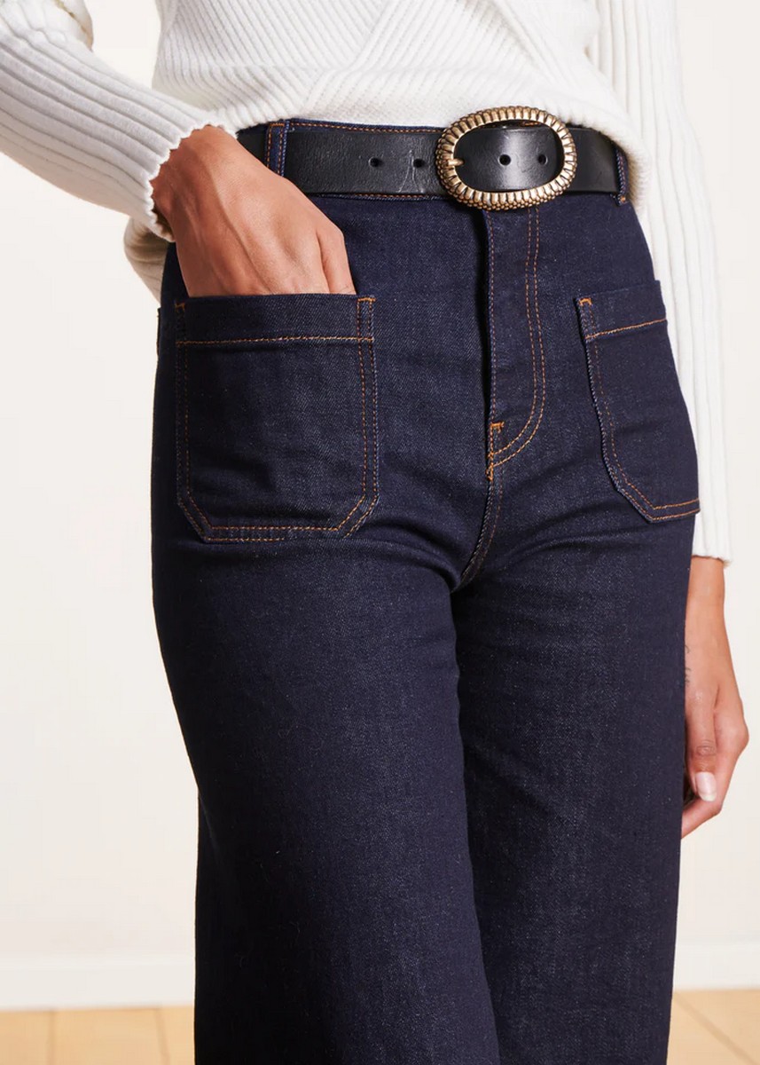 La Fee Maraboutee Γυναικείο Wide Cut Τζιν Ψηλόμεσο Οργανικό Βαμβάκι φωτογραφία