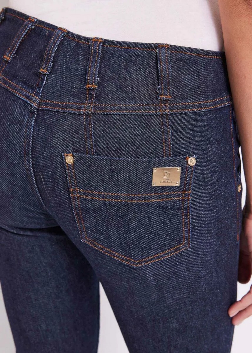 Gaudi Gaudi Γυνακείο Wide Leg Jeans Stretch Βαμβακερό Υψηλή Μέση - 5