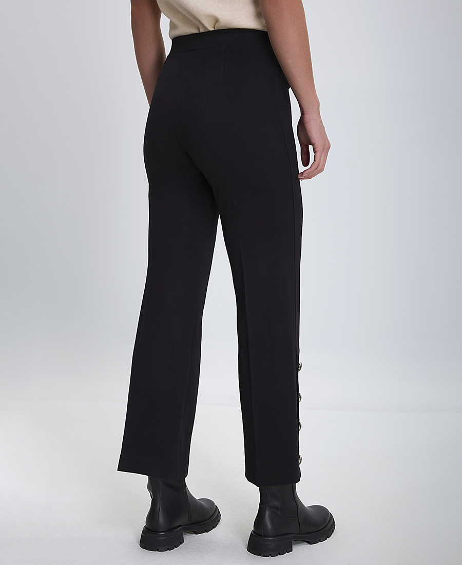 Vilagallo Vilagallo Γυναικείο Παντελόνι Regular Fit Μαύρο - 3