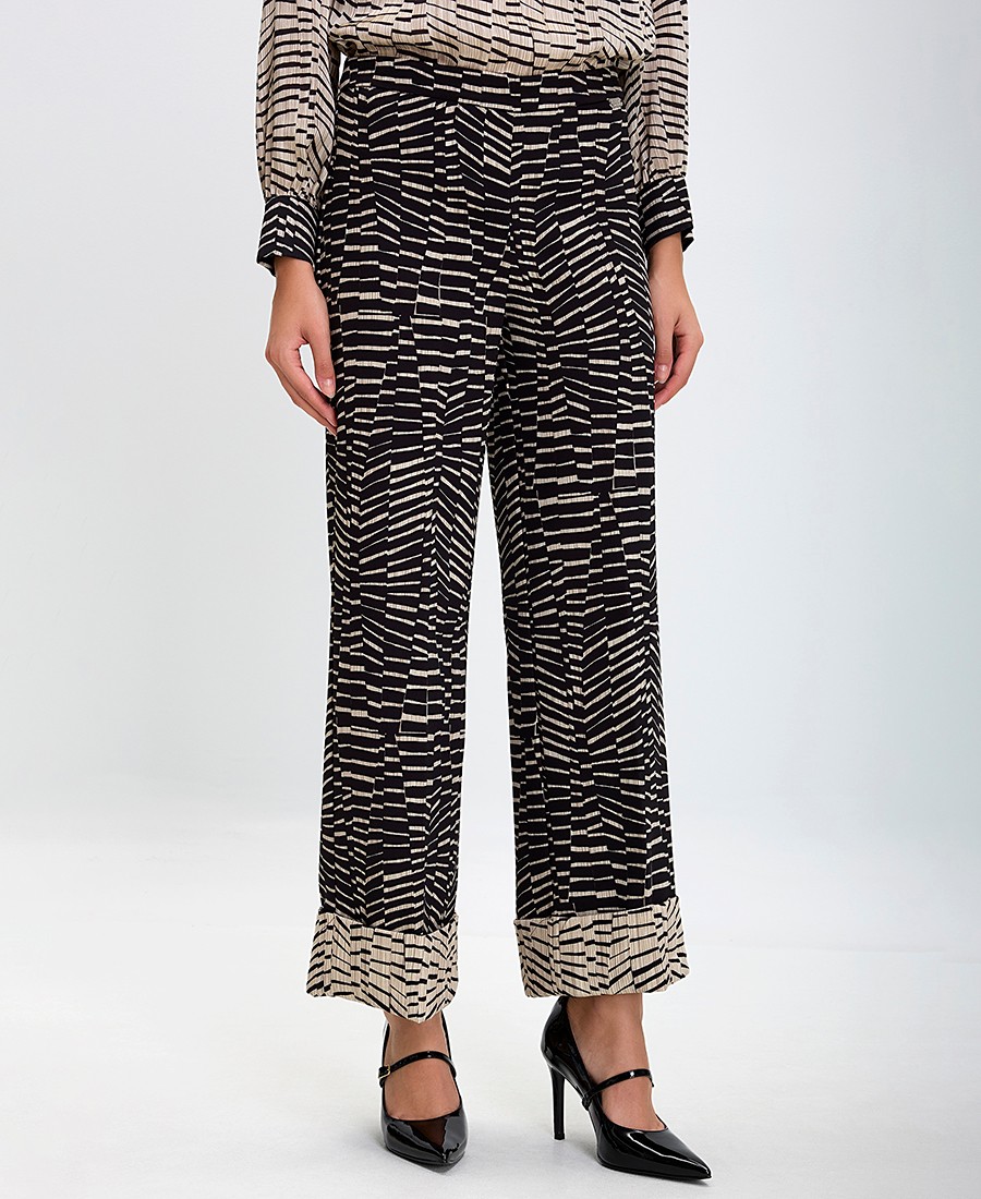 Laura Biagiotti Laura Biagiotti Γυναικεία Παντελόνα Regular Fit Εμπριμέ