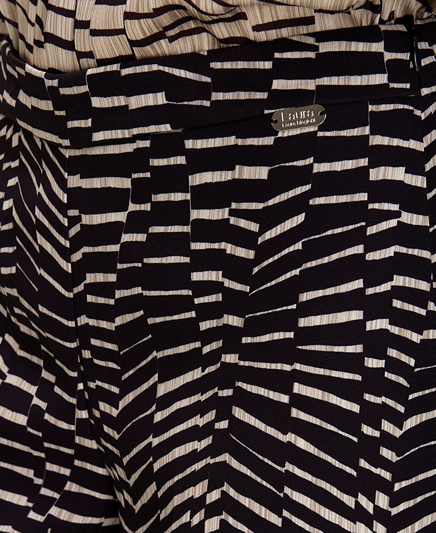 Laura Biagiotti Γυναικεία Παντελόνα Regular Fit Εμπριμέ φωτογραφία