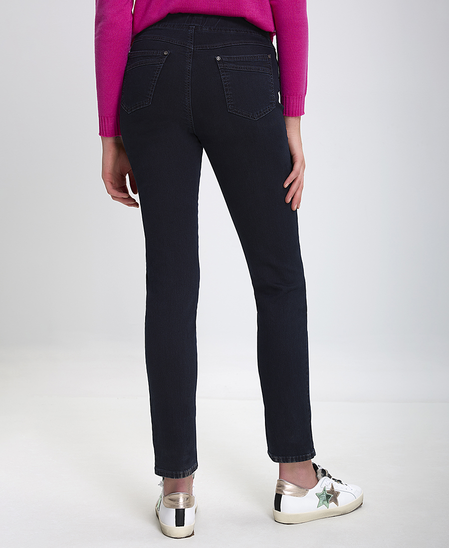 Γυναικείο Παντελόνι Τζιν Ελαστικό Slim Fit σε Μπλε φωτογραφία