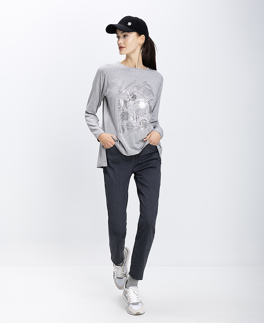 Γυναικείο Τζιν Παντελόνι Straight Fit φωτογραφία