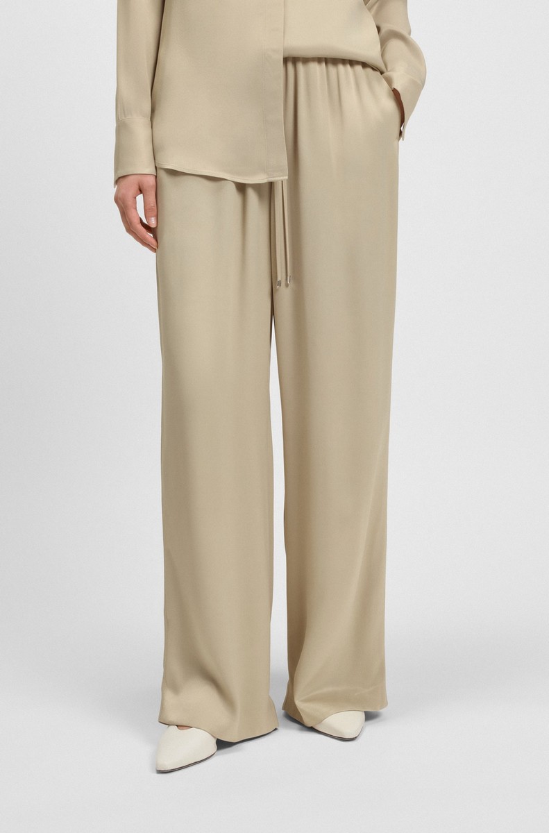 Boss Boss Γυναικείο Παντελόνι Relaxed Fit Extra-Long