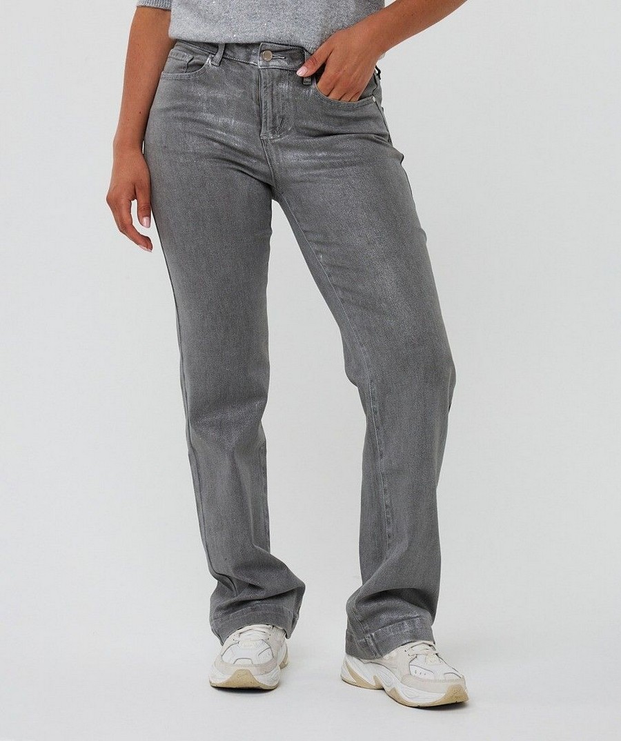 EsQualo EsQualo Γυναικείο Τζιν Regular Fit Βαμβακερό