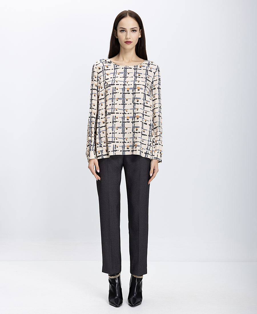 Γυναικείο Παντελόνι Straight Fit