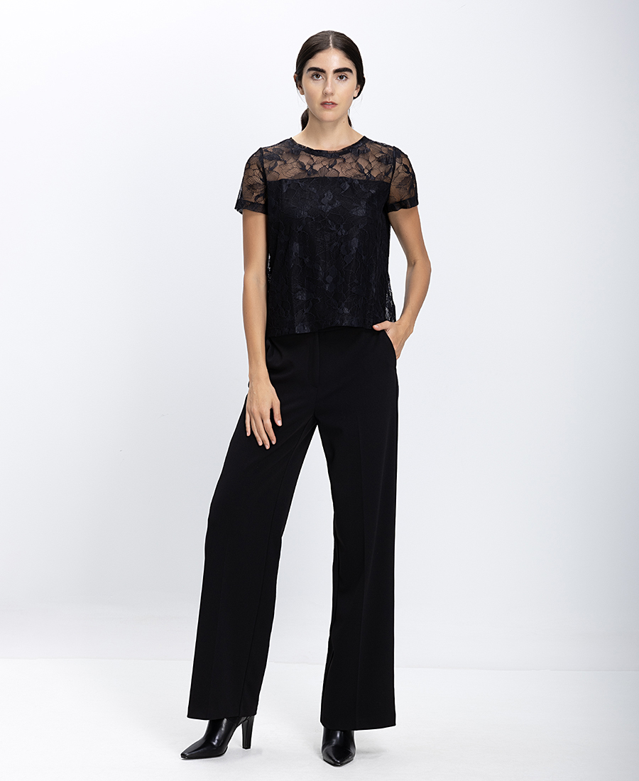 Γυναικείο Παντελόνι Σε Φαρδιά Γραμμή Wide Leg