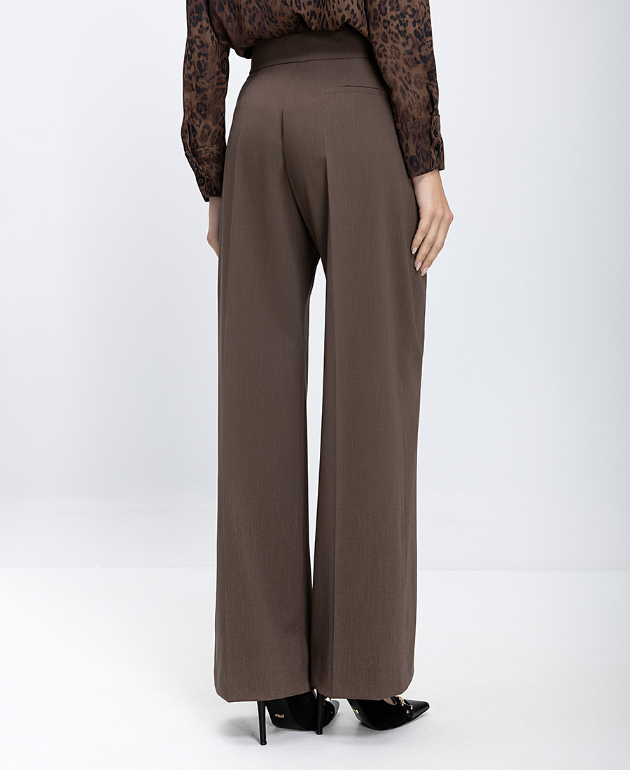 Laura Donini Γυναικείο Παντελόνι Wide Leg - 3