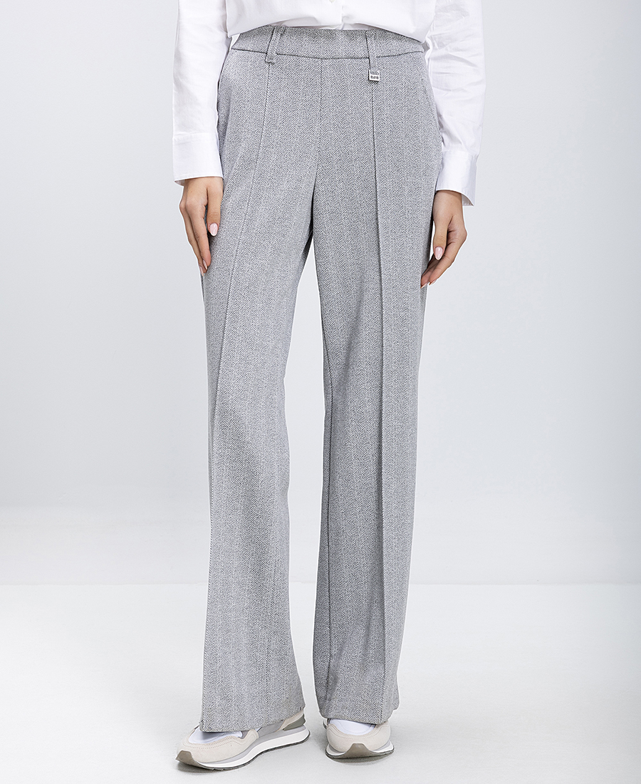 Γυναικείο Παντελόνι Straight Fit Με Κομψή Υφή