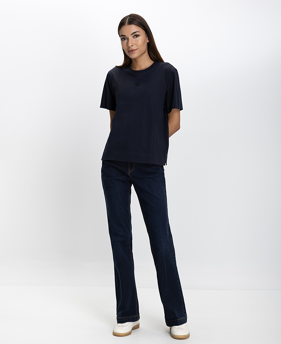 Diana D. Γυναικείο Τζιν Παντελόνι Straight Fit φωτογραφία