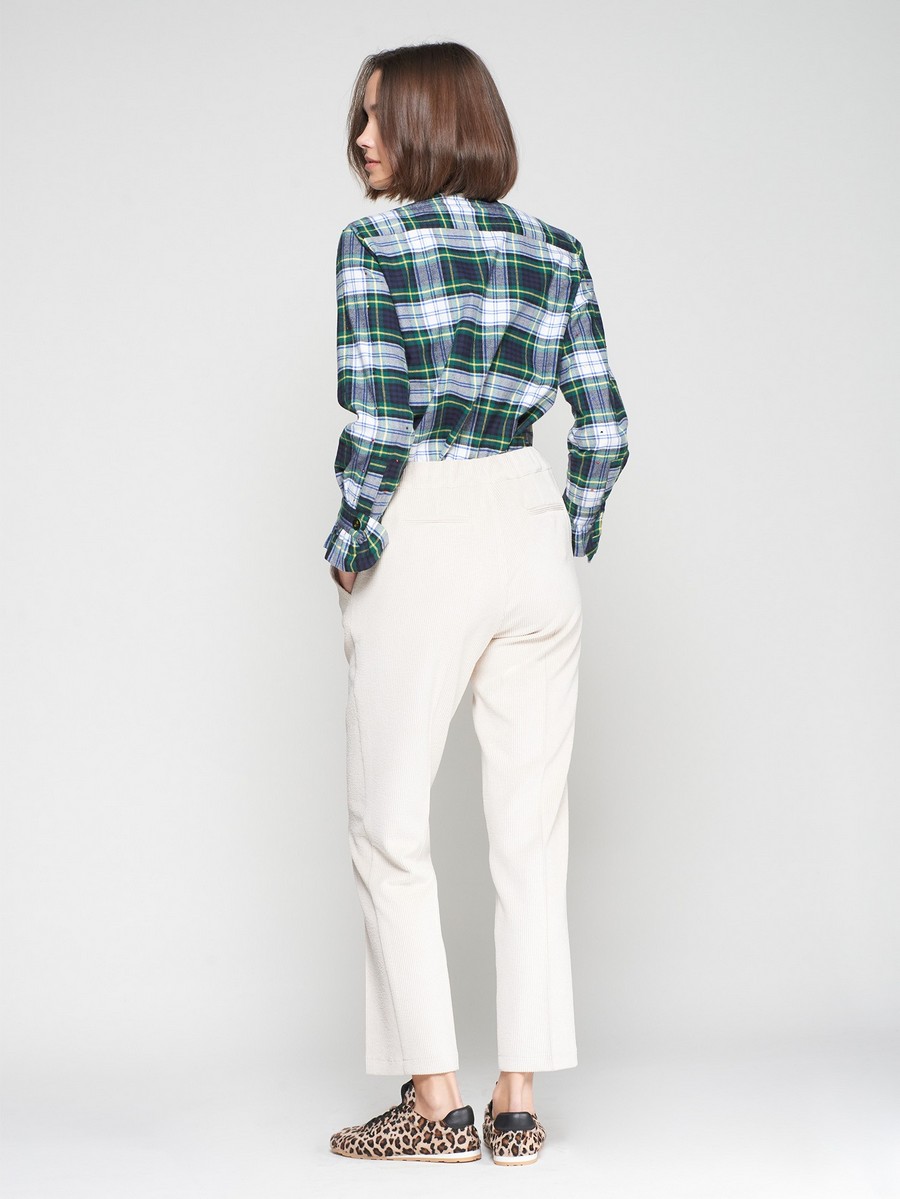 Vilagallo Γυναικείο Παντελόνι Straight Fit Από Κορδερόι φωτογραφία