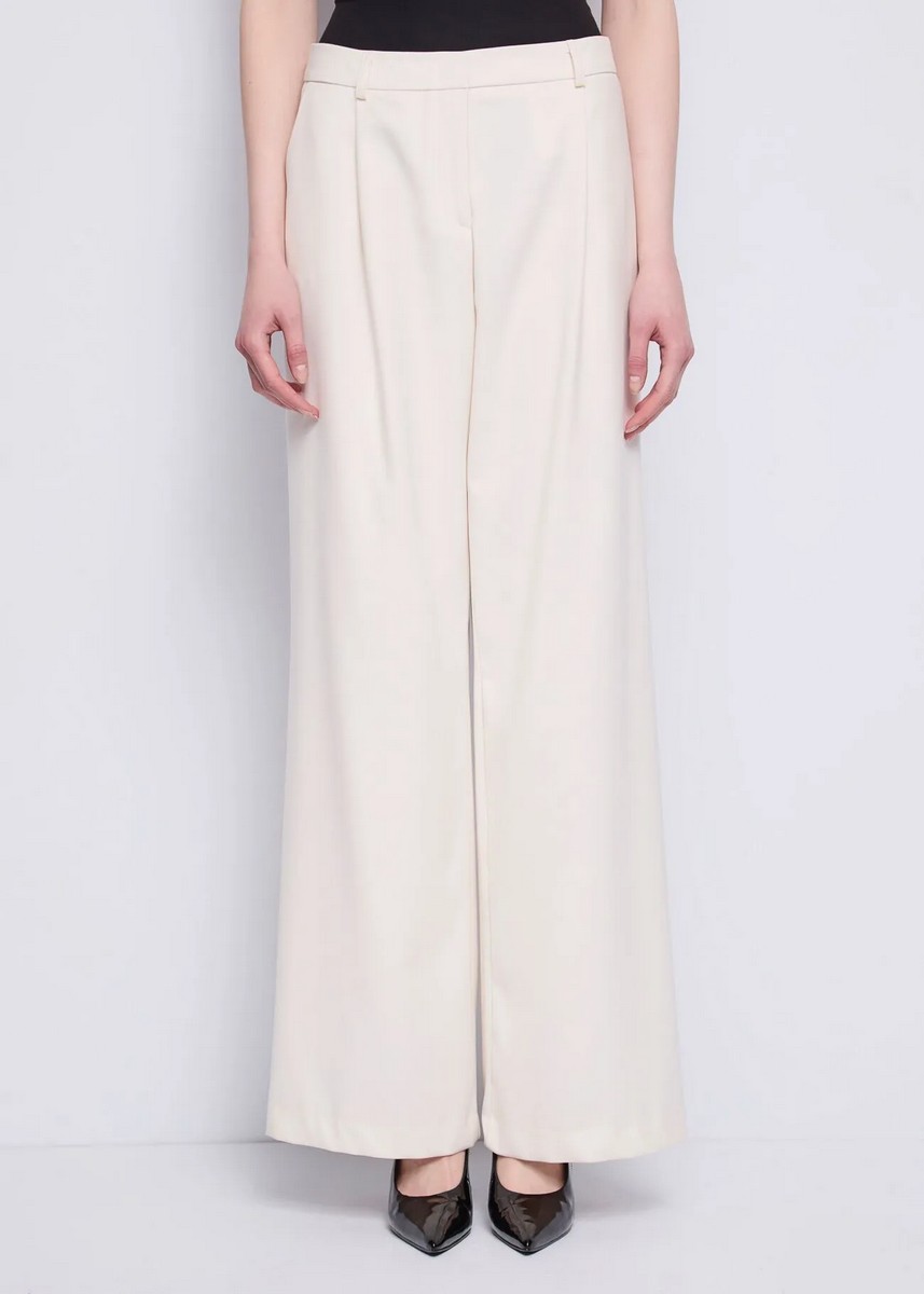 Gaudi Γυναικείο Ψηλόμεσο Παντελόνι Με Πιέτες