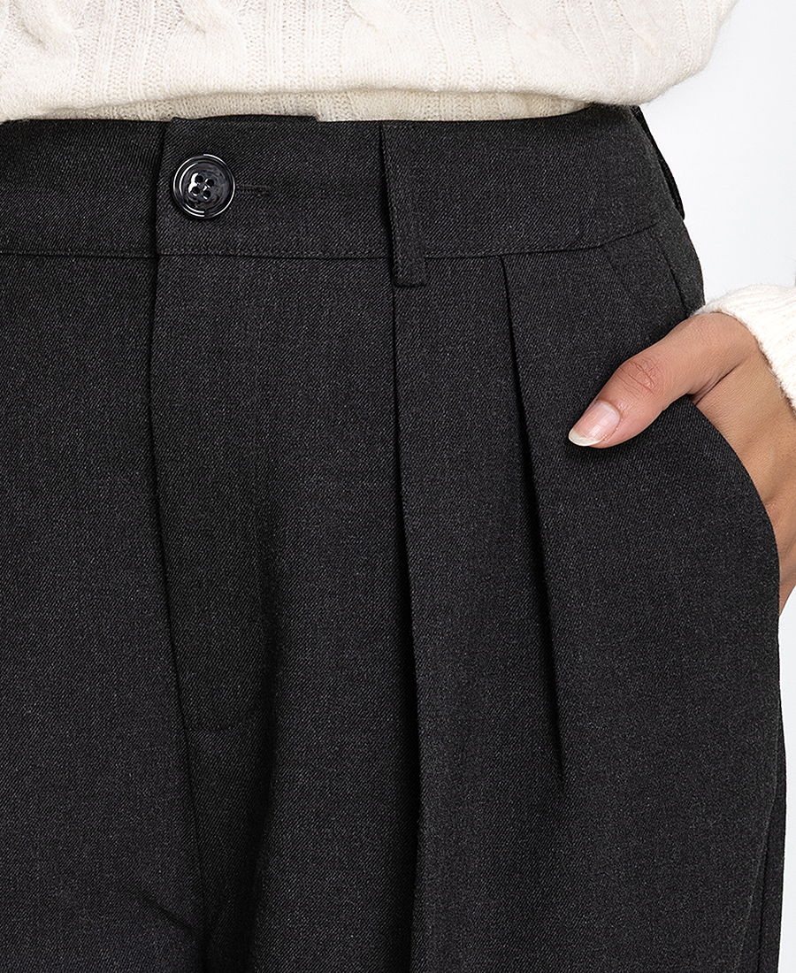 Petite Mendigote Γυναικείο Παντελόνι Wide Leg Με Πιέτες φωτογραφία