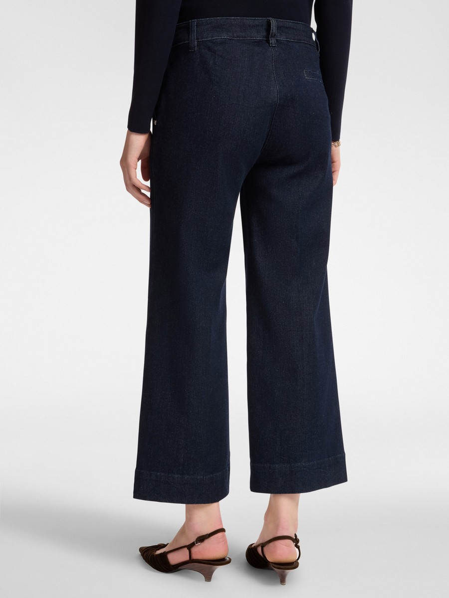 Elena Miro Γυναικείο Tailored Τζιν Cropped σε Μπλε φωτογραφία