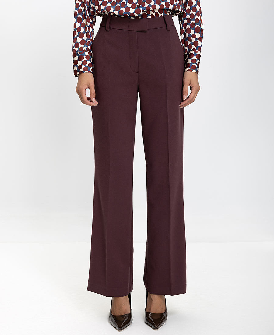 Gerry Weber Γυναικείο Παντελόνι Straight Fit Με Πιέτες