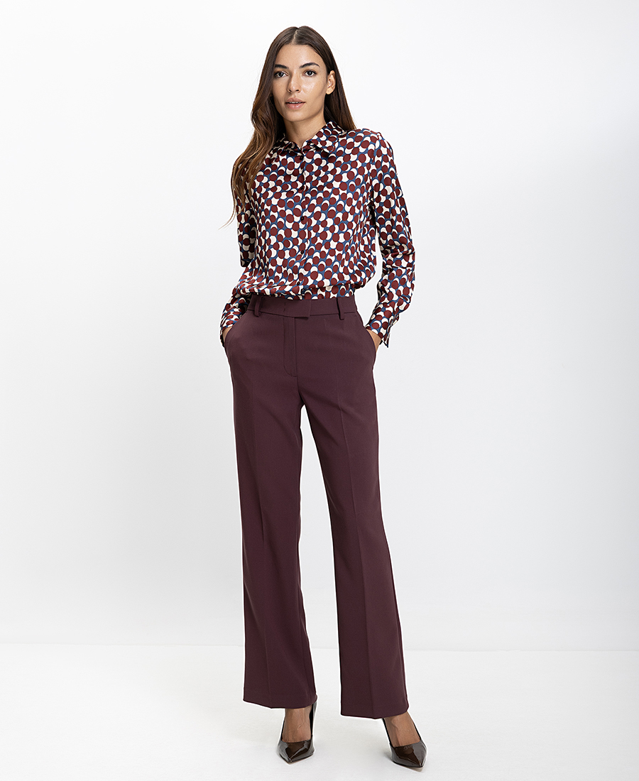 Gerry Weber Γυναικείο Παντελόνι Straight Fit Με Πιέτες φωτογραφία