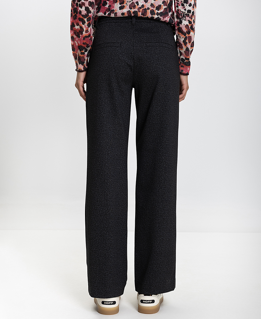Gerry Weber Gerry Weber Γυναικείο Παντελόνι Straight Fit Με Λάμψη Και Ζώνη-Κορδόνι - 3